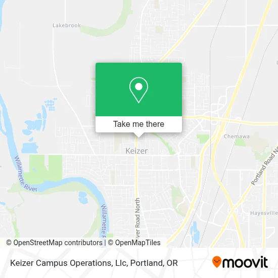 Keizer Campus Operations, Llc map
