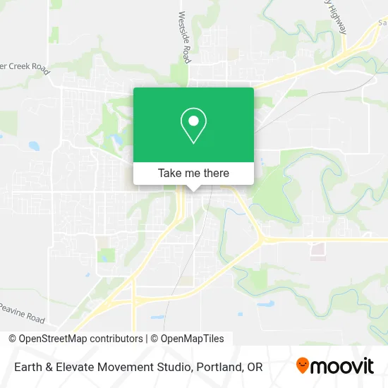 Earth & Elevate Movement Studio map