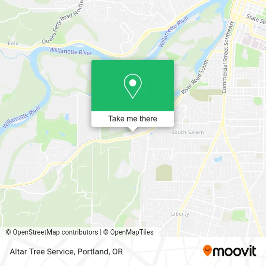 Altar Tree Service map