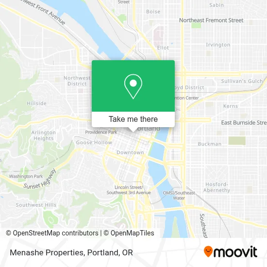 Menashe Properties map