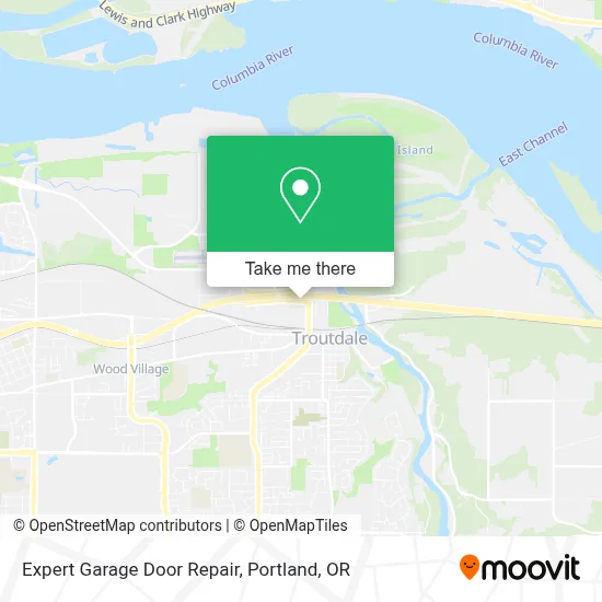 Expert Garage Door Repair map