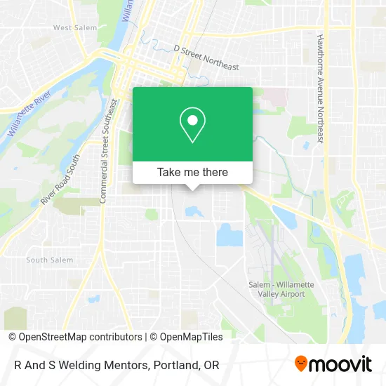 R And S Welding Mentors map