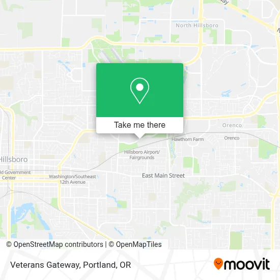 Veterans Gateway map