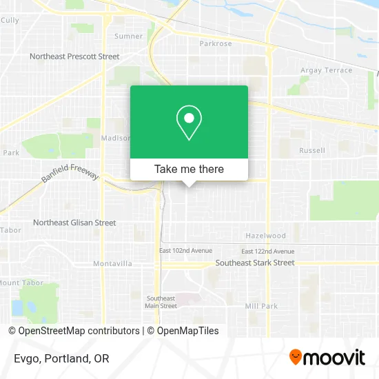Evgo map