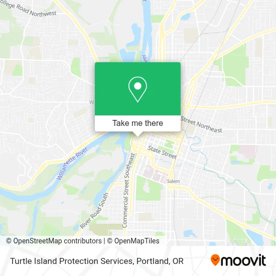 Turtle Island Protection Services map