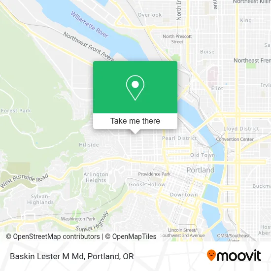 Baskin Lester M Md map