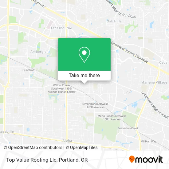 Top Value Roofing Llc map