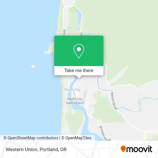Western Union map