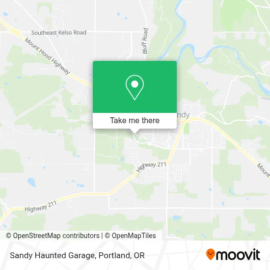 Sandy Haunted Garage map