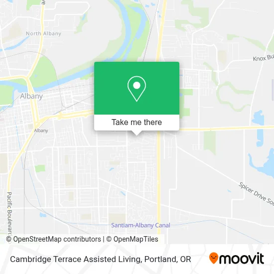 Cambridge Terrace Assisted Living map