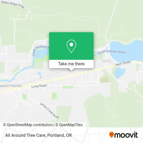 All Around Tree Care map