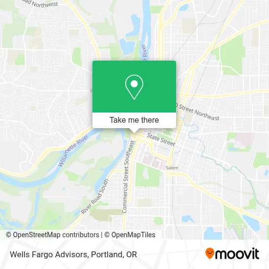 Wells Fargo Advisors map