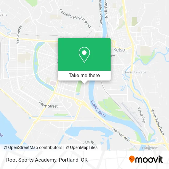 Root Sports Academy map