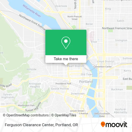 Ferguson Clearance Center map