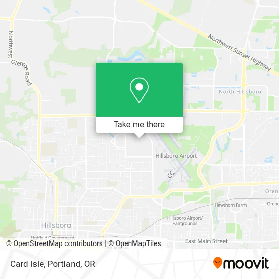 Card Isle map