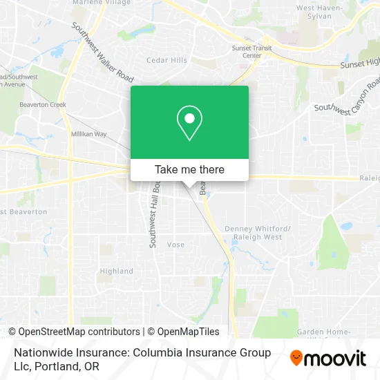 Nationwide Insurance: Columbia Insurance Group Llc map