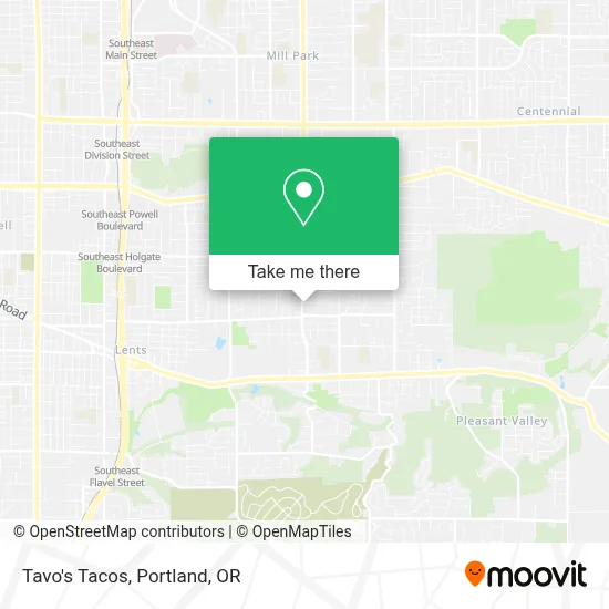 Tavo's Tacos map