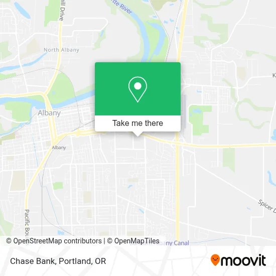 Chase Bank map