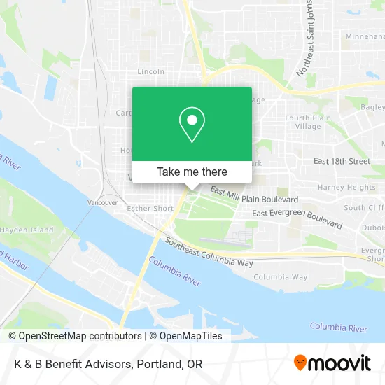 K & B Benefit Advisors map