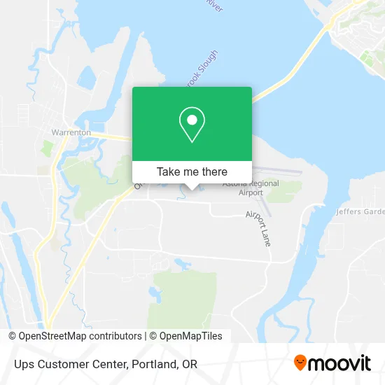 Ups Customer Center map