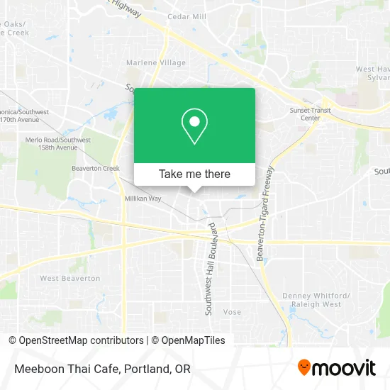 Meeboon Thai Cafe map