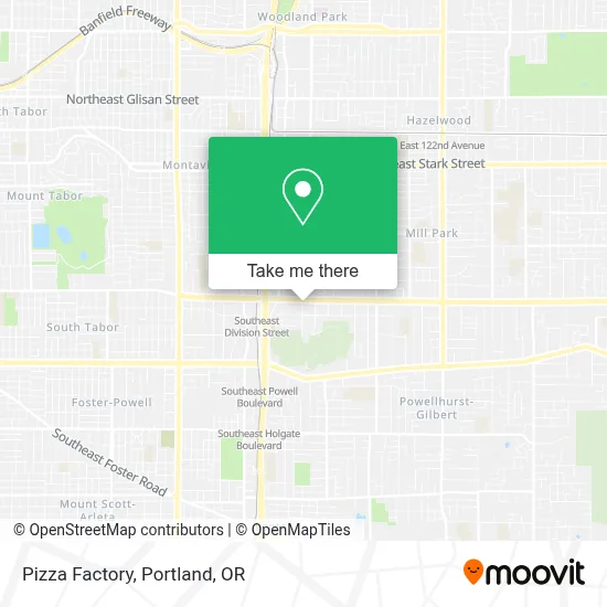 Pizza Factory map