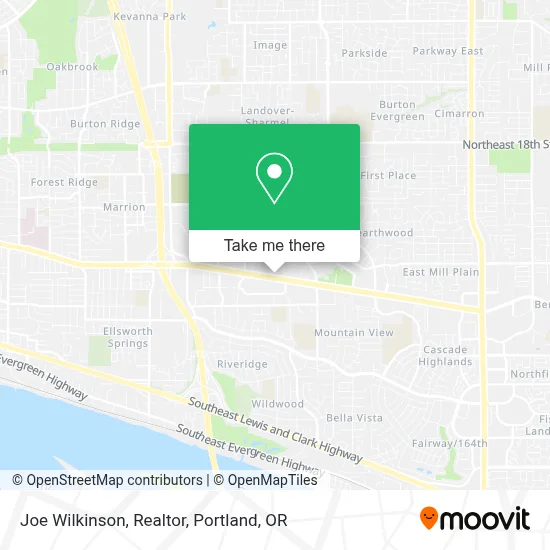 Joe Wilkinson, Realtor map