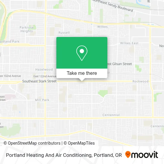 Portland Heating And Air Conditioning map