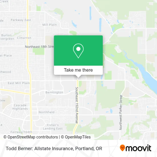 Todd Berner: Allstate Insurance map