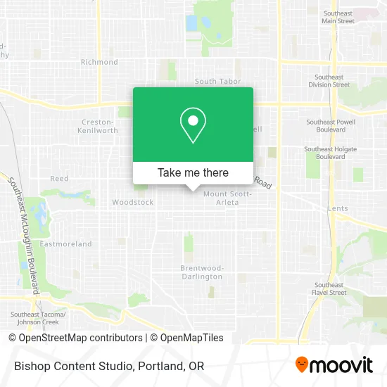 Bishop Content Studio map