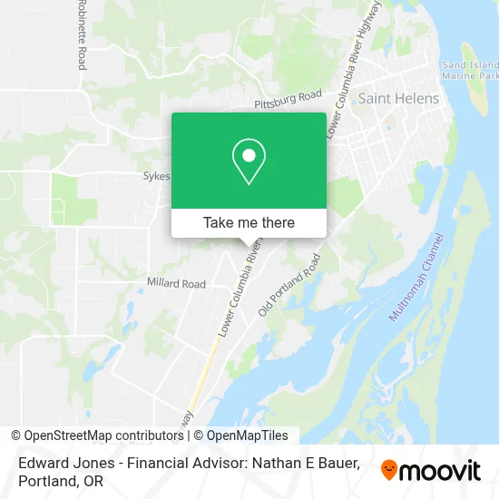 Edward Jones - Financial Advisor: Nathan E Bauer map