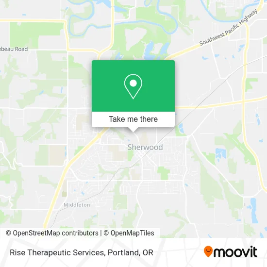 Rise Therapeutic Services map