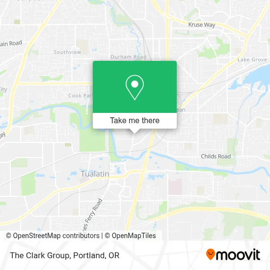 The Clark Group map