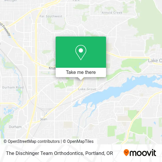 The Dischinger Team Orthodontics map