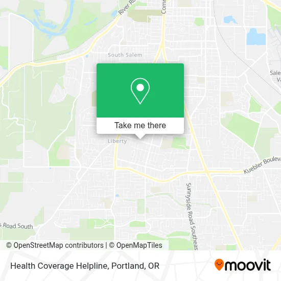 Health Coverage Helpline map