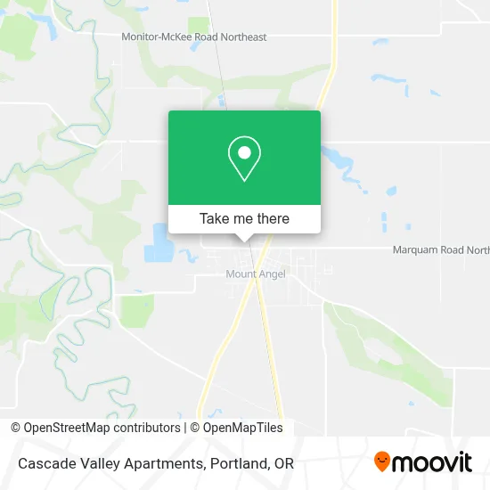 Cascade Valley Apartments map