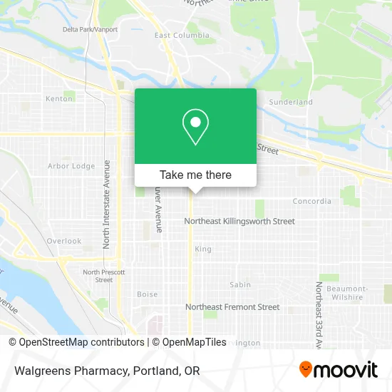 Walgreens Pharmacy map
