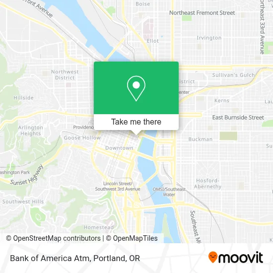 Bank of America Atm map