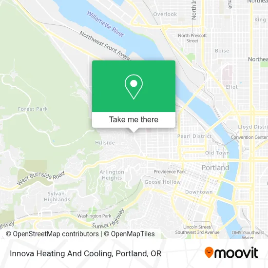 Innova Heating And Cooling map