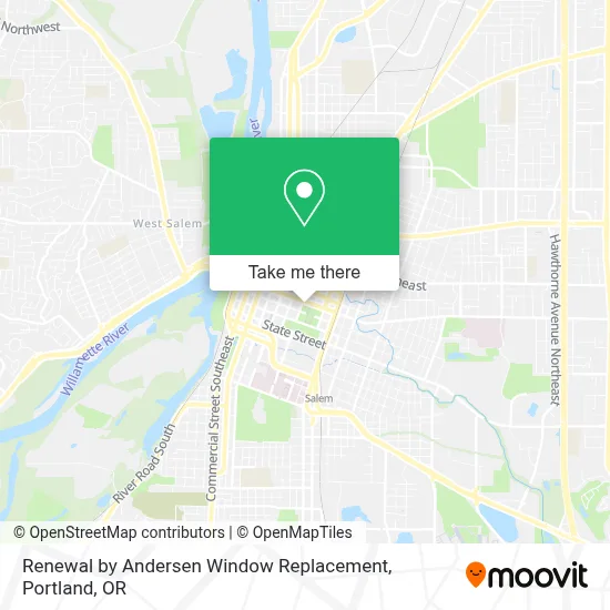 Renewal by Andersen Window Replacement map