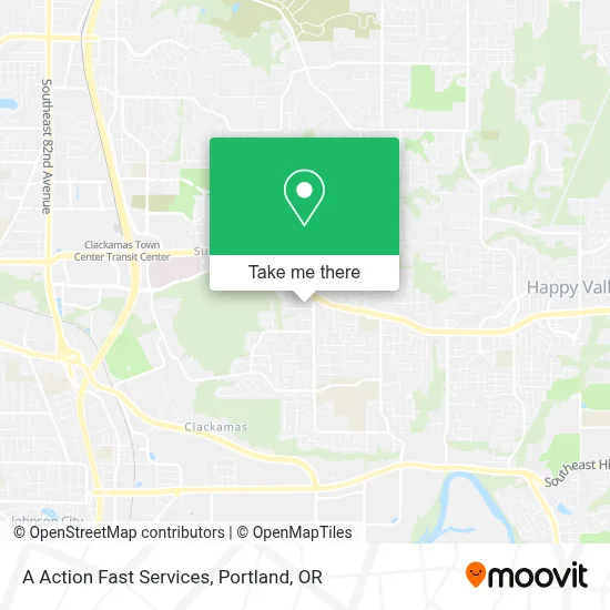 A Action Fast Services map