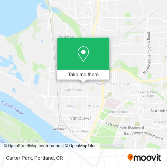 Carter Park map