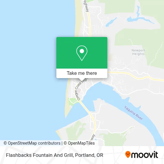 Flashbacks Fountain And Grill map