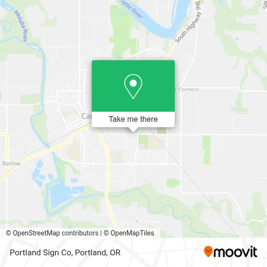 Portland Sign Co map