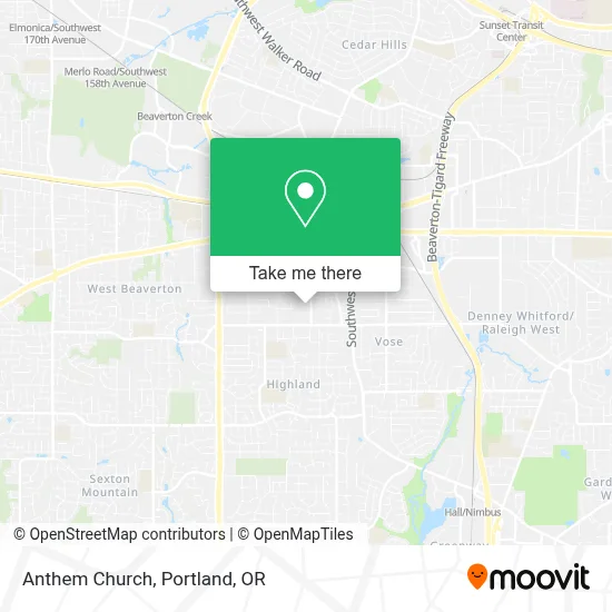Anthem Church map