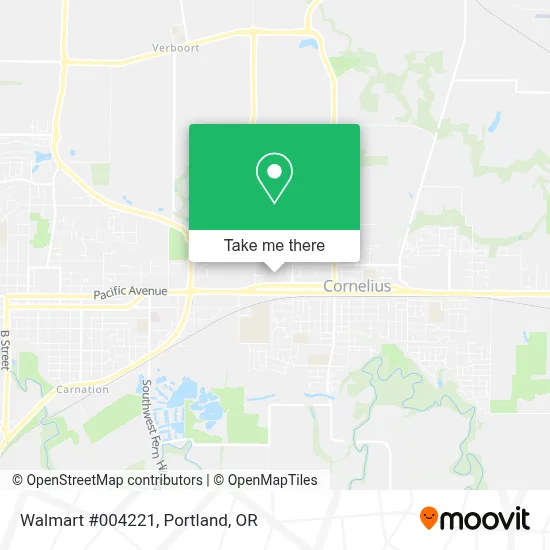 Walmart #004221 map