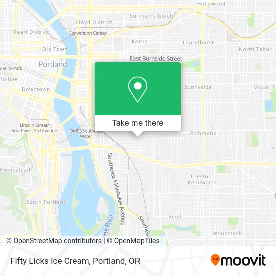 Fifty Licks Ice Cream map