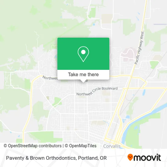 Paventy & Brown Orthodontics map
