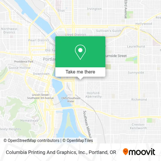 Columbia Printing And Graphics, Inc. map