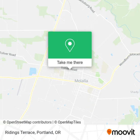 Ridings Terrace map